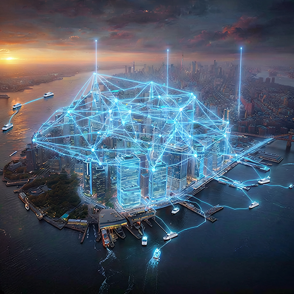 Urban AI concept