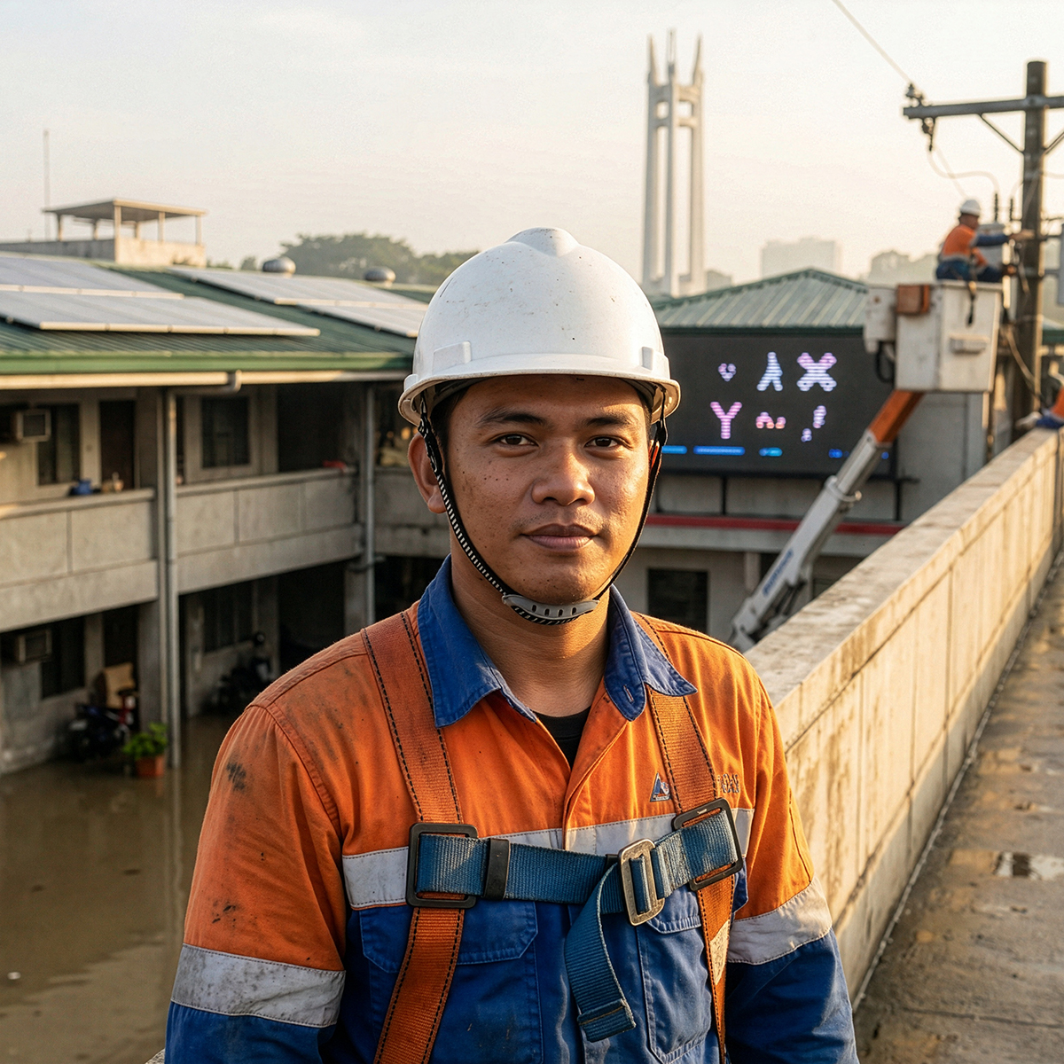 Resident describing the future of buildings
