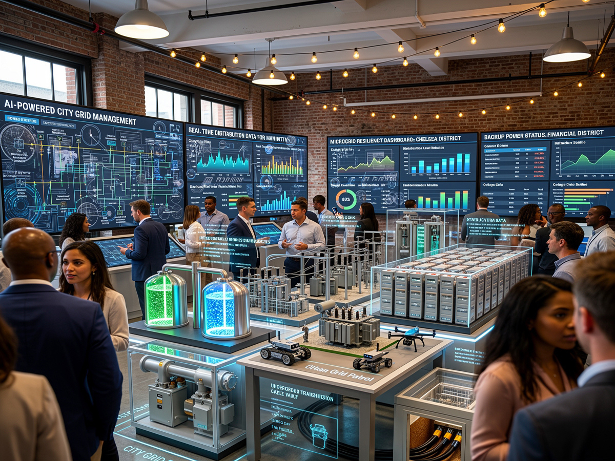 Urban power and grid systems showroom