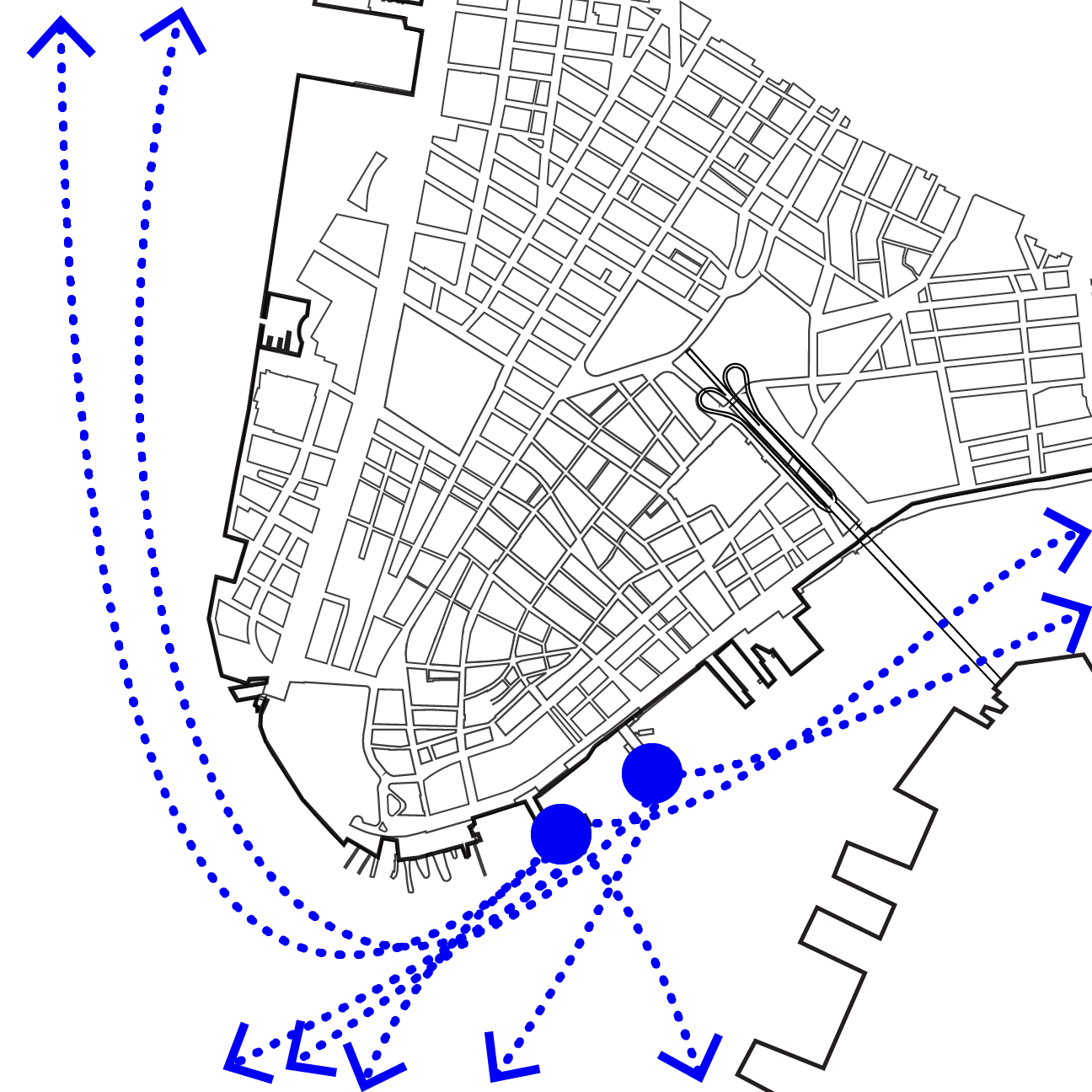 Blue Highway map