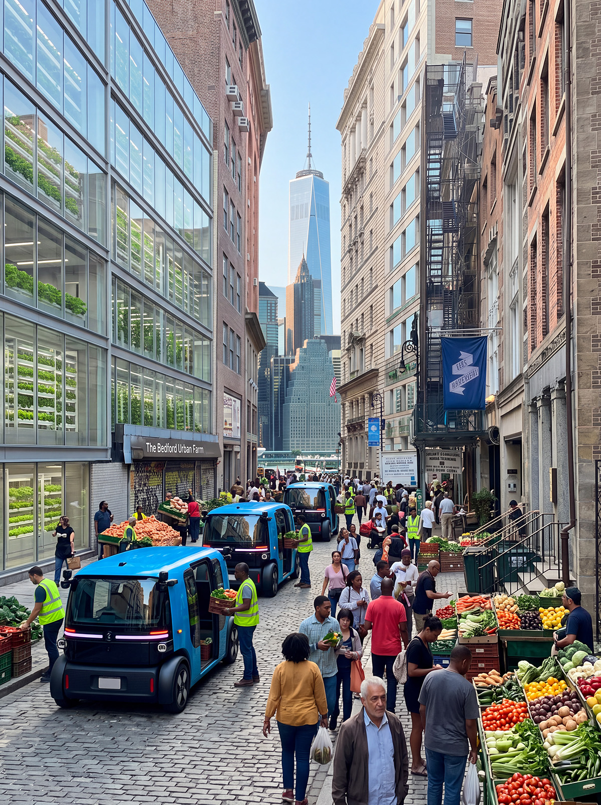Urban agriculture concept
