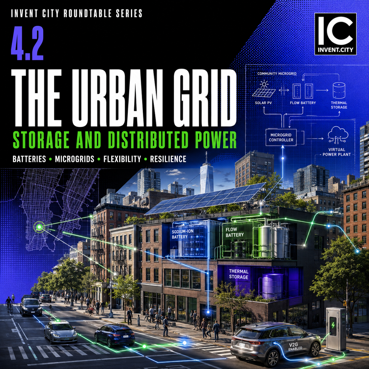 The Solar City: Photovoltaics Beyond Roofs event poster